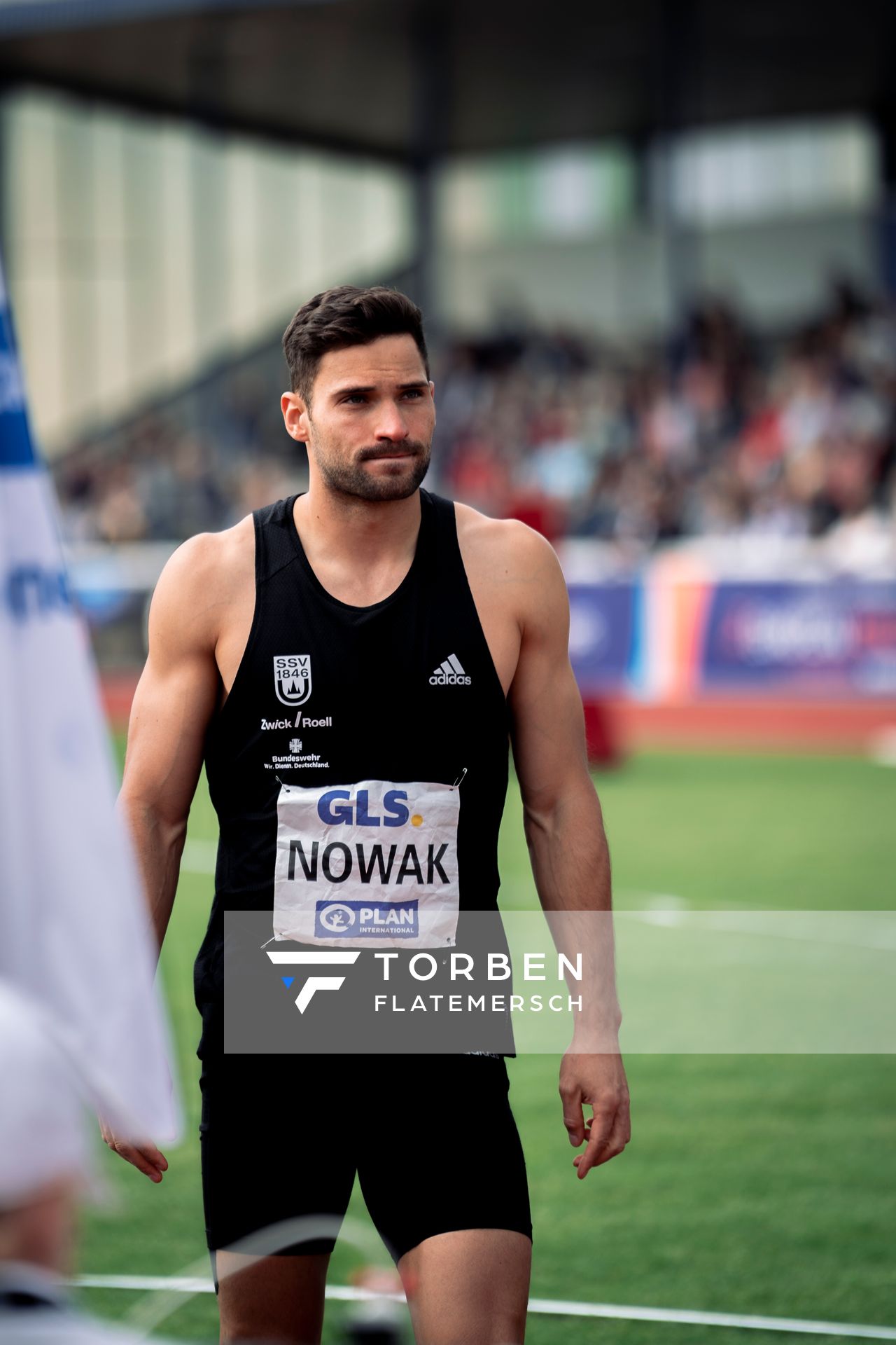 Tim Nowak (SSV Ulm 1846) beim Diskuswurf am 08.05.2022 beim Stadtwerke Ratingen Mehrkampf-Meeting 2022 in Ratingen